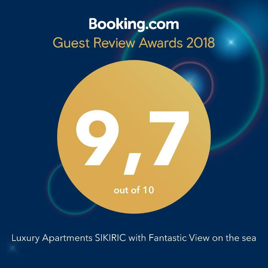 Luxury Apartments Sikiric_2 With Fantastic View On The Sea بيبينيا المظهر الخارجي الصورة